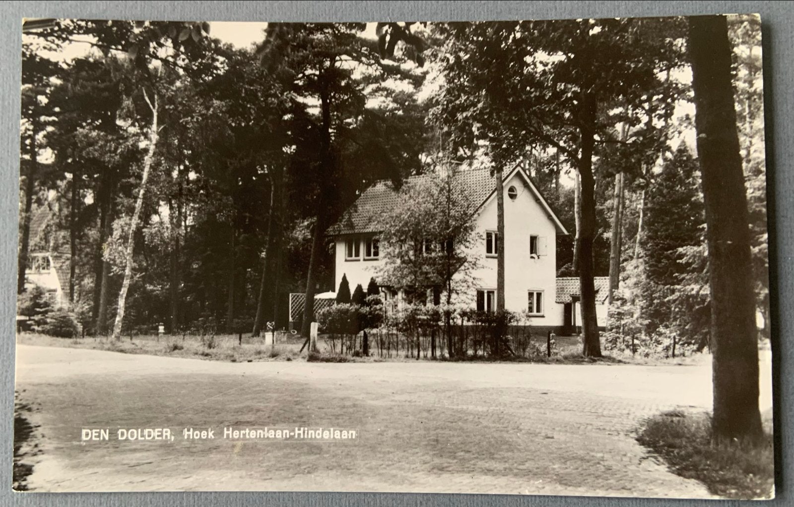 Den Dolder, Hoek Hertenlaan-Hindelaan, Verzenden, 1940 tot 1960, Ongelopen, Zuid-Holland