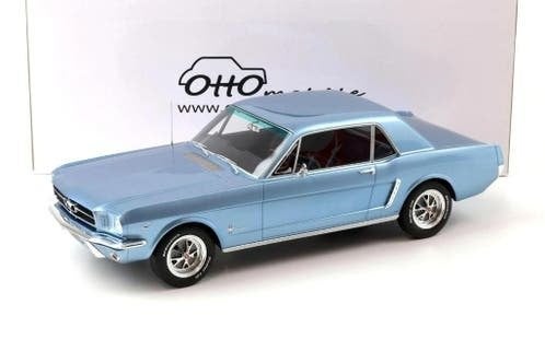 FORD MUSTANG V8 HARDTOP SILVER BLUE PONY 1965 1:12, Hobby en Vrije tijd, Modelauto's | 1:5 tot 1:12, Rue de L' Ecusson 2, 56120 Josselin France