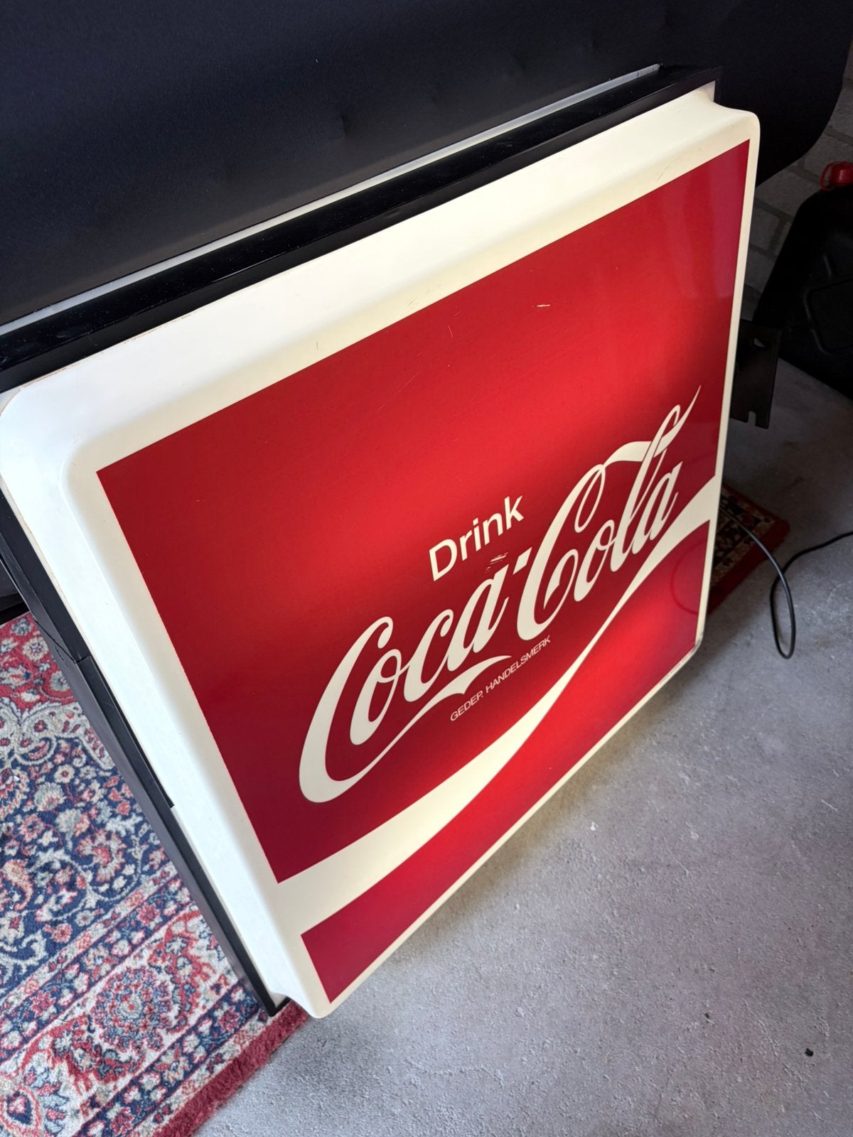 vintage Coca-Cola lichtbak mancave bar cafe, Verzamelen, Merken en Reclamevoorwerpen, Ophalen, Zo goed als nieuw, Lichtbak of (neon) lamp