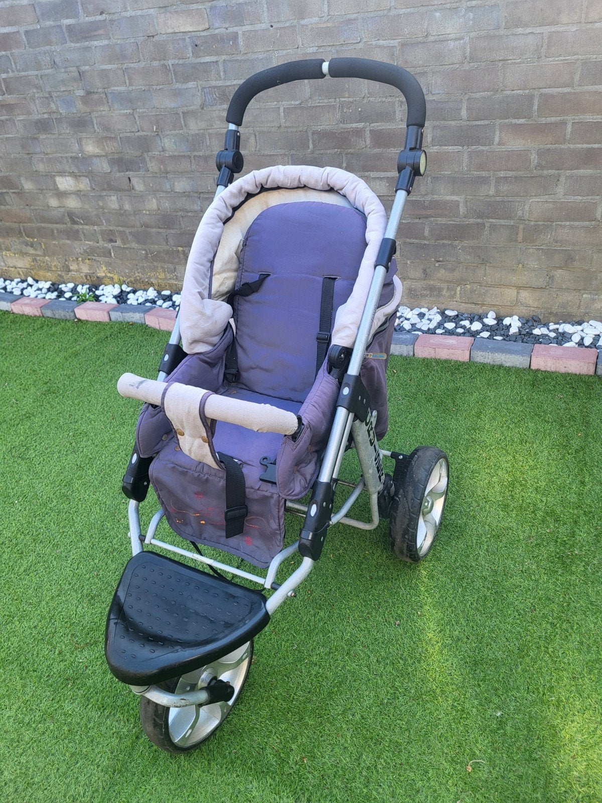 Cruiser kinderwagen - paars/grijs ( gratis), Ophalen, Overige merken