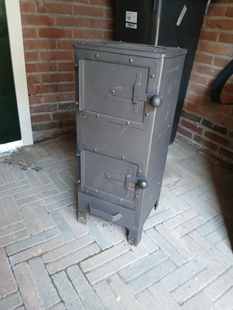 Hout kachel, Ophalen, Gebruikt, Vrijstaande haard, Houthaard