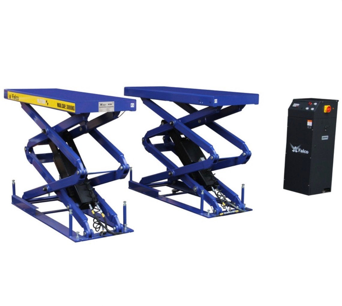 Dubbele schaarlift inbouw 3000kg 400V / Nieuw, Ophalen, Nieuw
