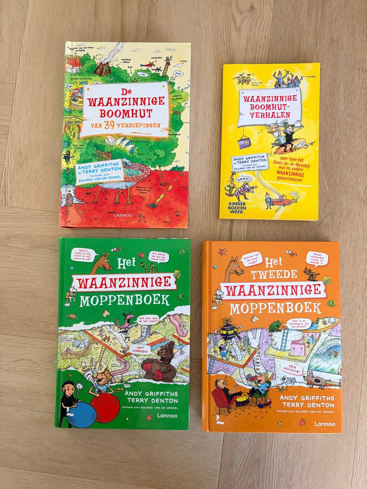 De Waanzinnige Boomhut, boomhut verhalen & Moppenboek Serie, Ophalen of Verzenden, Zo goed als nieuw, Fictie