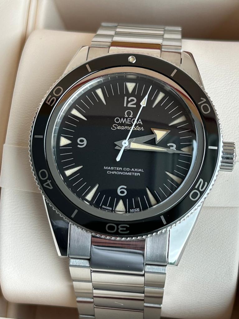 Omega Seamaster 300 Master Co-Axial 41 mm, Sieraden, Tassen en Uiterlijk, Horloges | Heren, Staal, Staal, Polshorloge, Ophalen of Verzenden