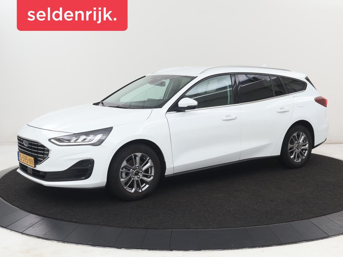 Ford Focus 1.0 EcoBoost Hybrid Titanium Style | Trekhaak | C, Gebruikt, Wit, Origineel Nederlands, Handgeschakeld