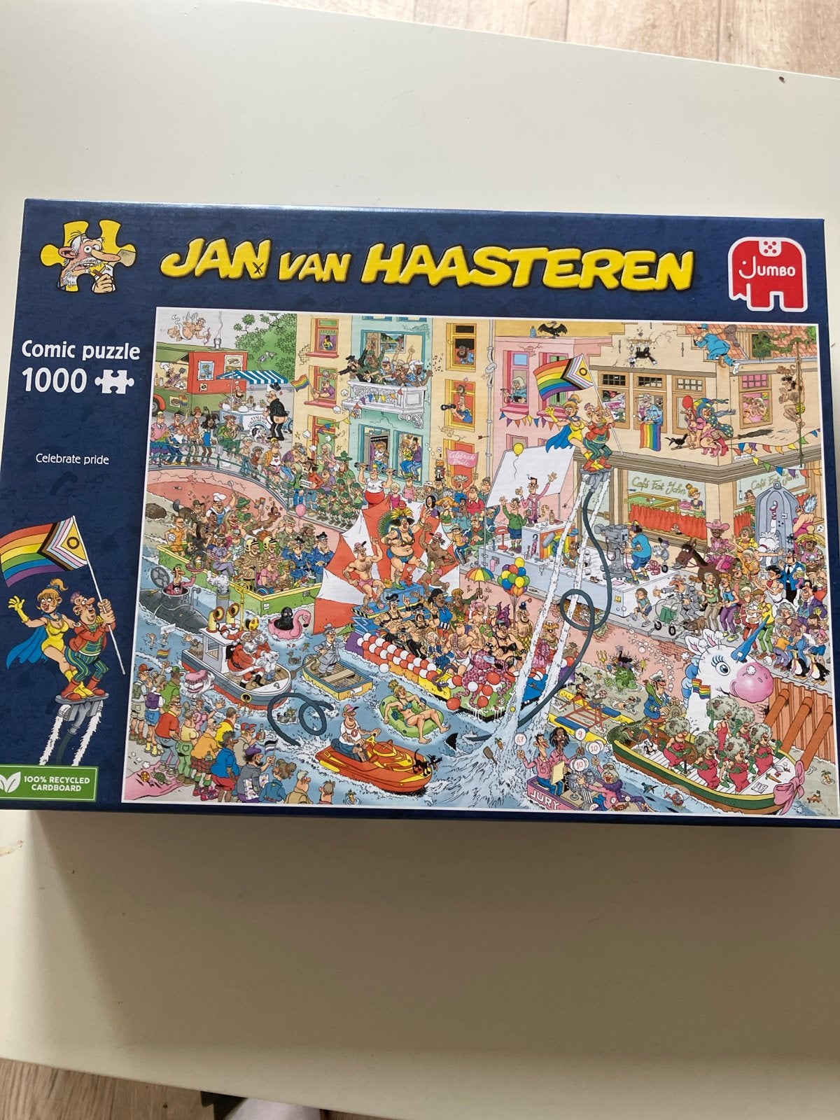 Jan van Haasteren puzzel 1000 stukjes - Celebrate Pride, Kinderen en Baby's, Speelgoed | Kinderpuzzels, Ophalen, Meer dan 50 stukjes