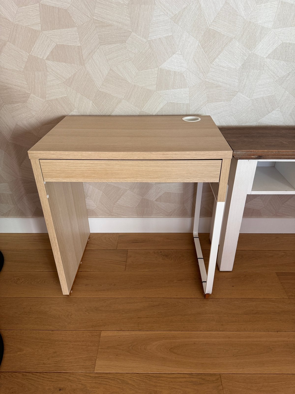 Ikea Micke Bureau / Desk 73x75x63 cm, Ophalen, Zo goed als nieuw