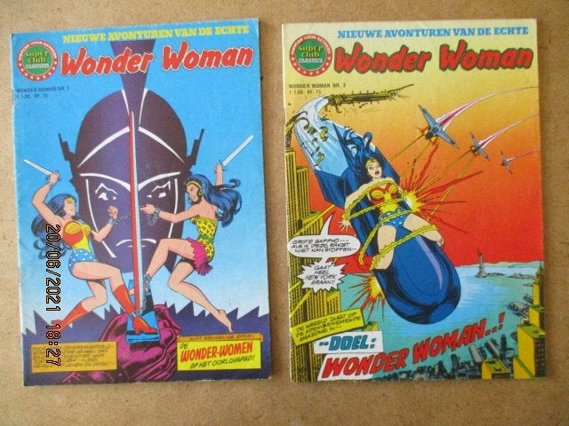 adv4484 super club - wonder woman, Eén comic, Ophalen, Gelezen, Overige gebieden