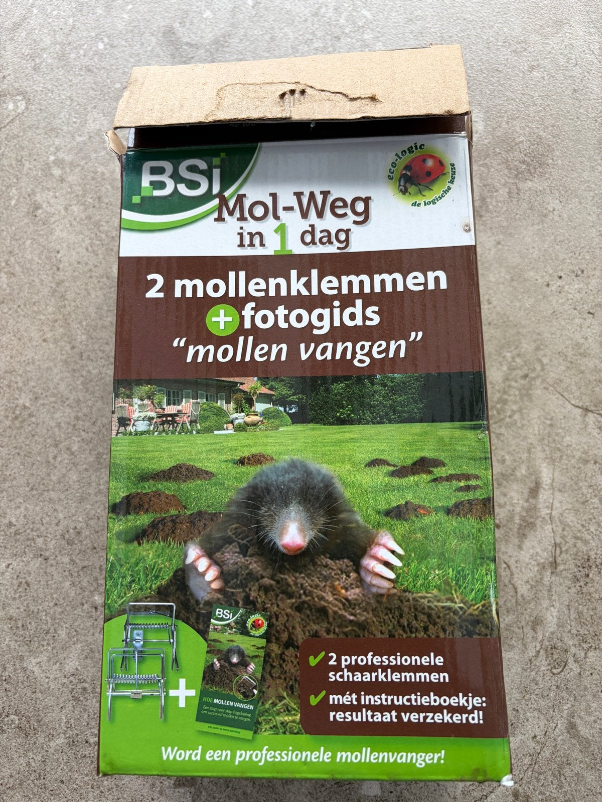 Mollenklemmen. BSI Mol-Weg: 2 professionele mollenklemmen, Tuin en Terras, Ophalen of Verzenden, Nieuw