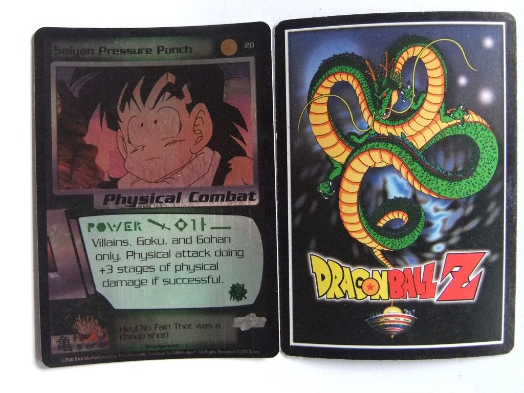Dragon Ball Z Saiyan Pressure Punch  20 foil, Verzenden, Zo goed als nieuw, Foil