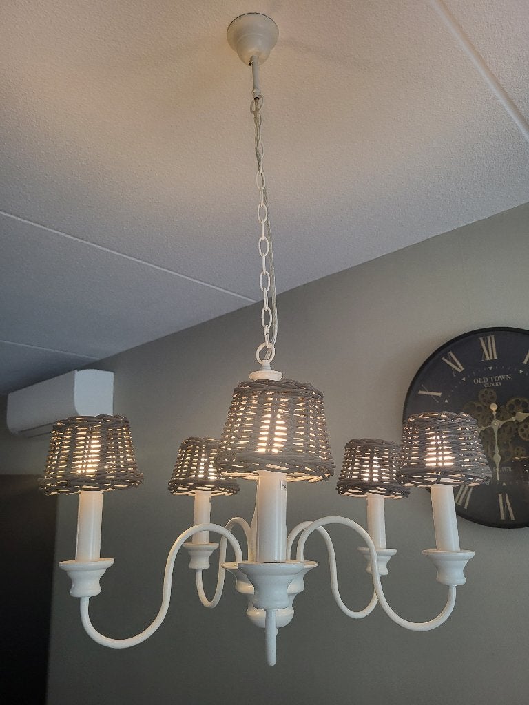 Hanglamp / landelijke kroonluchter, Huis en Inrichting, Lampen | Kroonluchters, Ophalen, Gebruikt