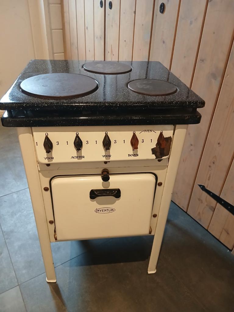 Inventum Fornuis met Oven - Vintage Model, Ophalen