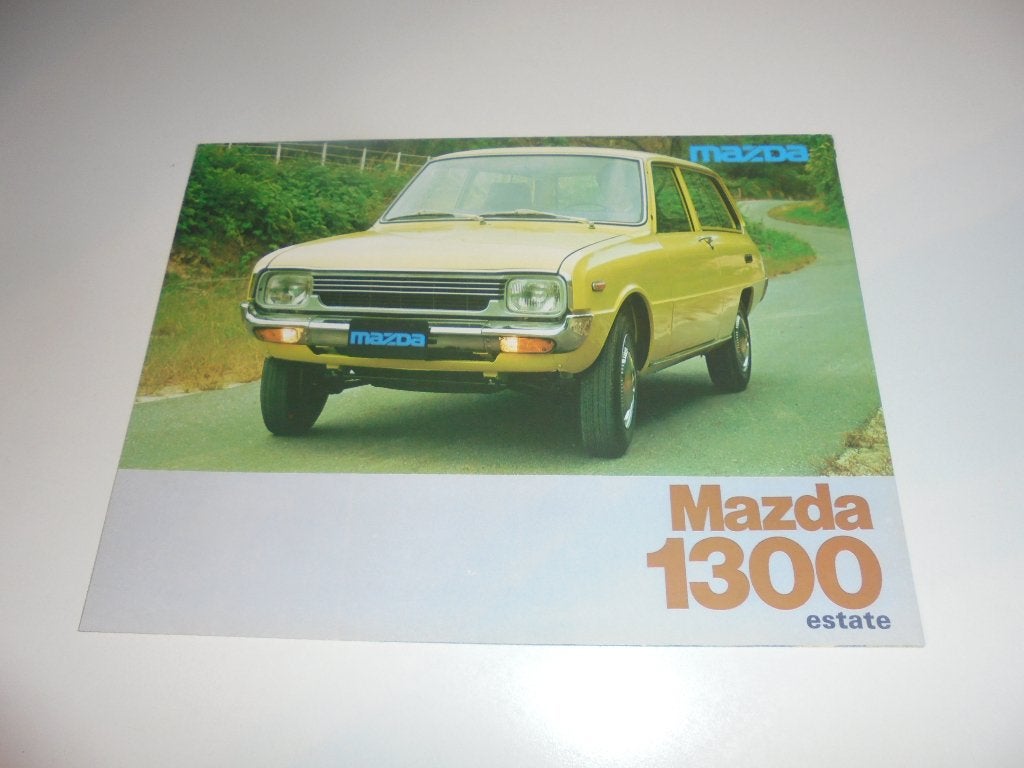 brochure Mazda 1300 Estate  1977, Ophalen of Verzenden, Nieuw, Mazda