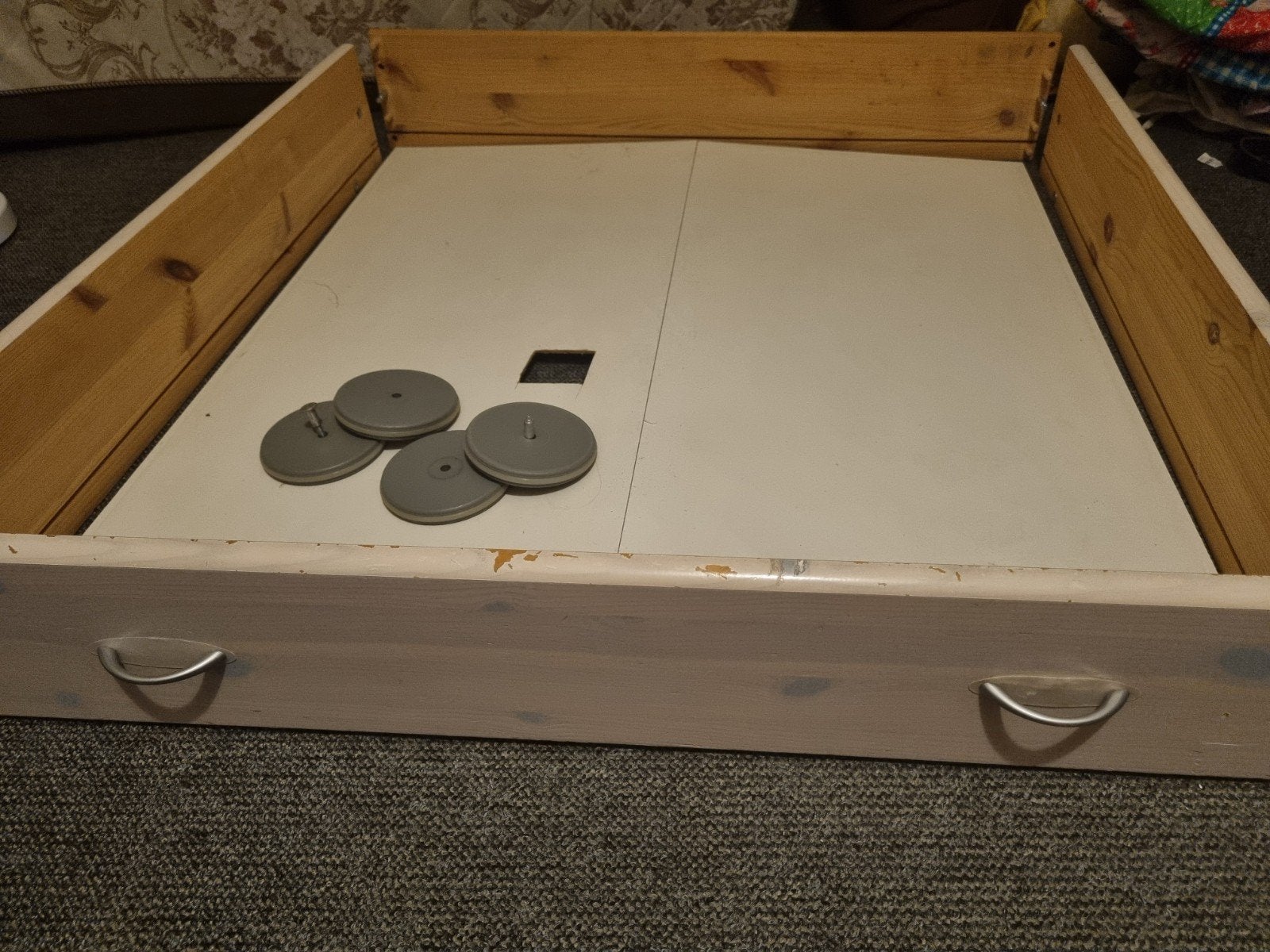 flexa bedlade, Ophalen, Gebruikt, Eenpersoons, Wit