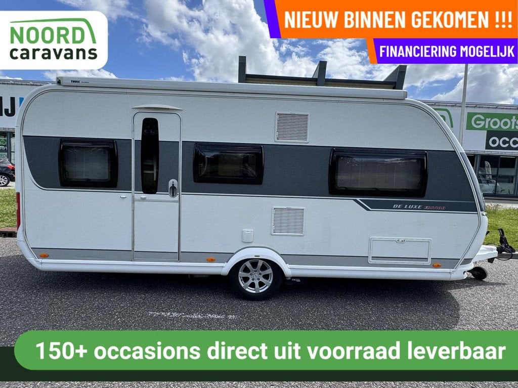 Hobby 495 UL DE LUXE ED., ENKELE BEDDEN,RONDZIT,MOVER,LUIFEL, Caravans en Kamperen, Caravans, Bedrijf, tot en met 4, 1250 - 1500 kg