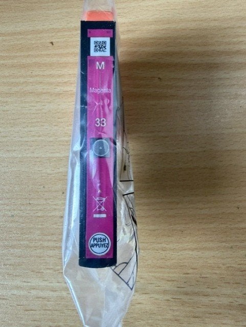 Te Koop : Epson 33 (T3343) rood cartridge, Ophalen of Verzenden, Nieuw, Cartridge, Epson