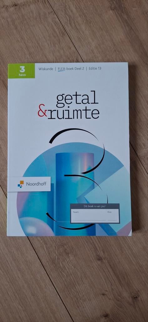Getal en ruimte 13e editie havo 3 deel 2, Ophalen of Verzenden, HAVO