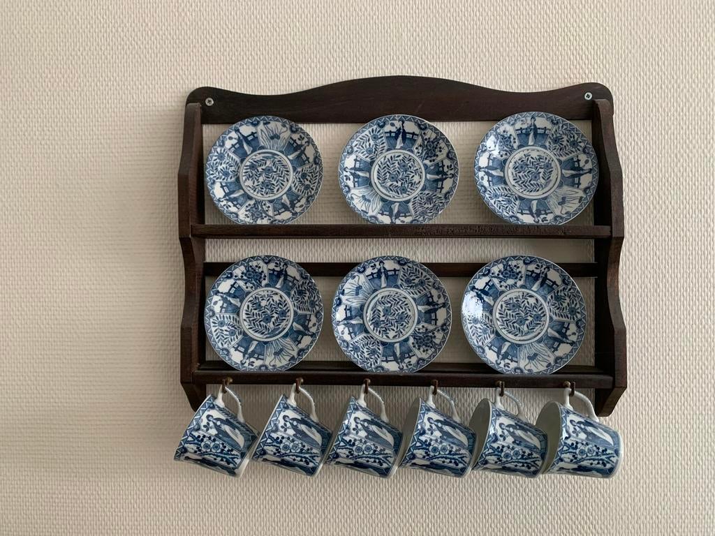 Mooie set kop en schotel, Ophalen
