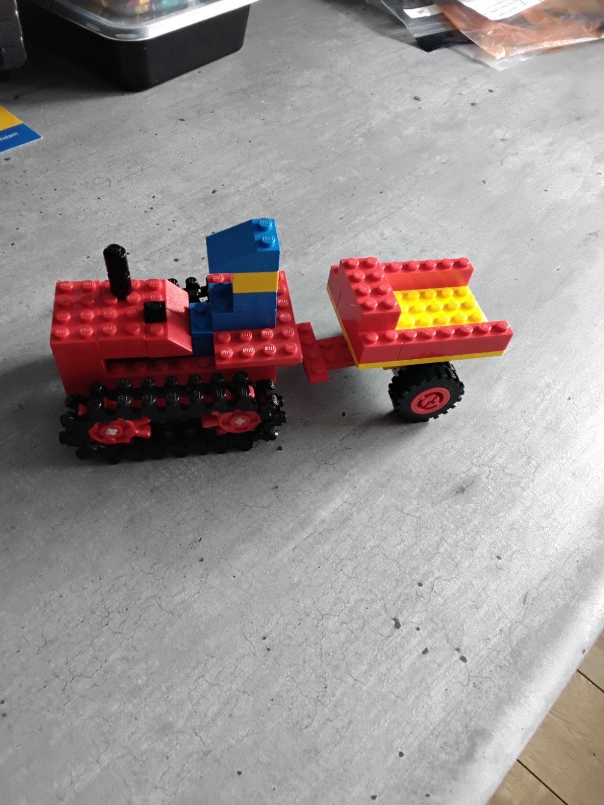 Gear Bulldozer .Nr 813 lego, Ophalen of Verzenden, Gebruikt