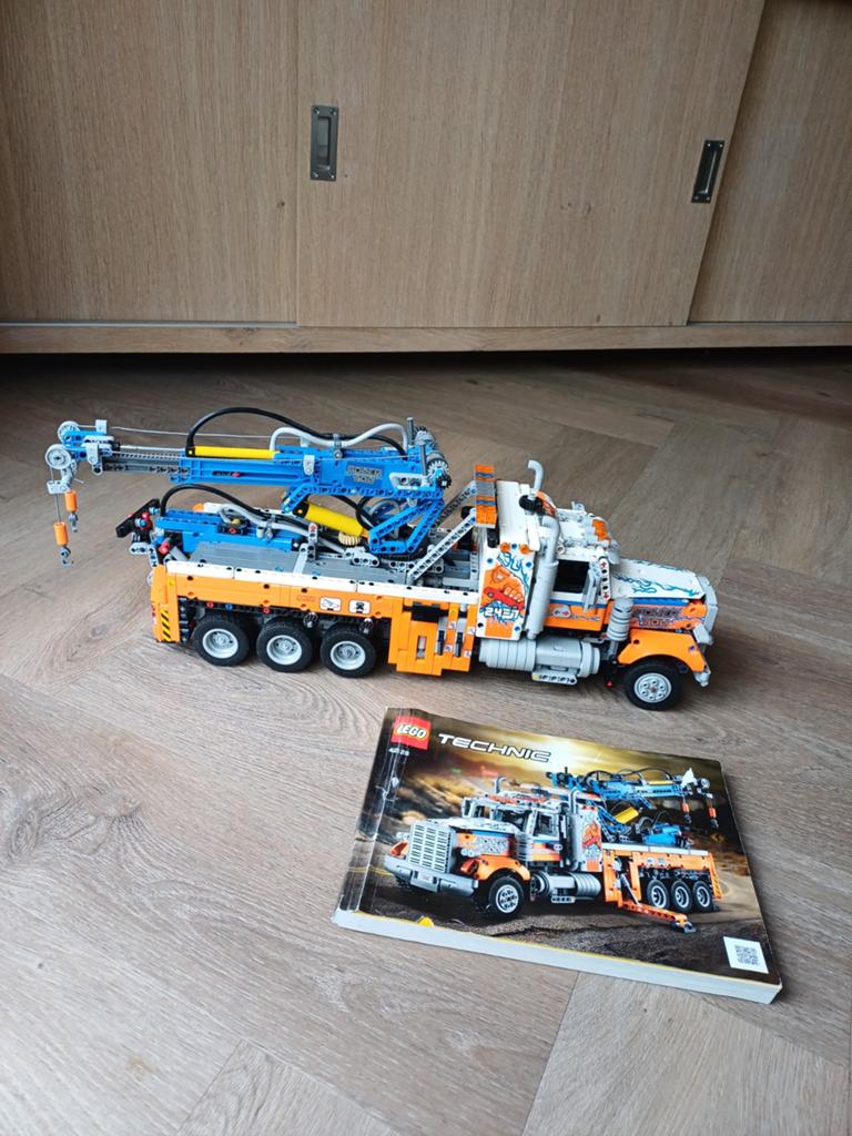 Lego Technic Sleepwagen 42128 met doos, Gebruikt, Lego, Compleet, Ophalen of Verzenden