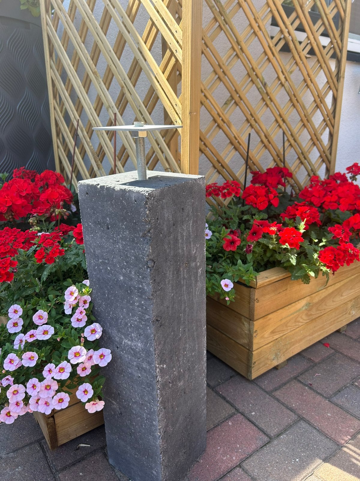 2 x nieuwe Betonpoeren, Ophalen, Zo goed als nieuw, Minder dan 180 cm, Palen