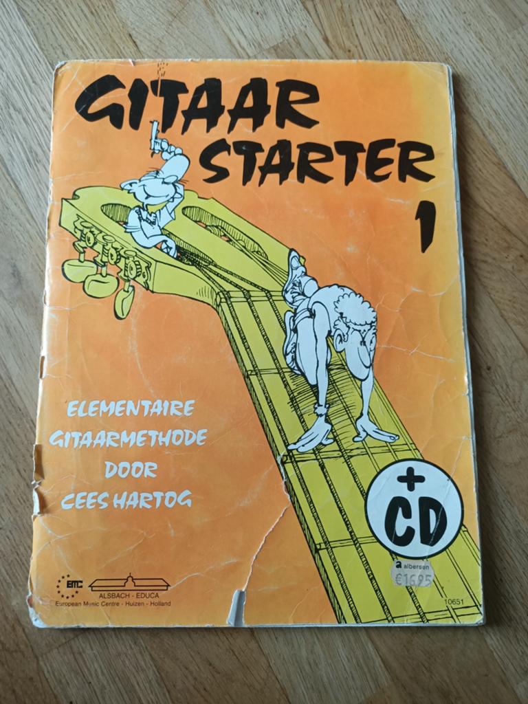 Gitaar Starter Deel 1 inclusief CD - Leer gitaar spelen, Les of Cursus, Ophalen of Verzenden, Populair, Gitaar