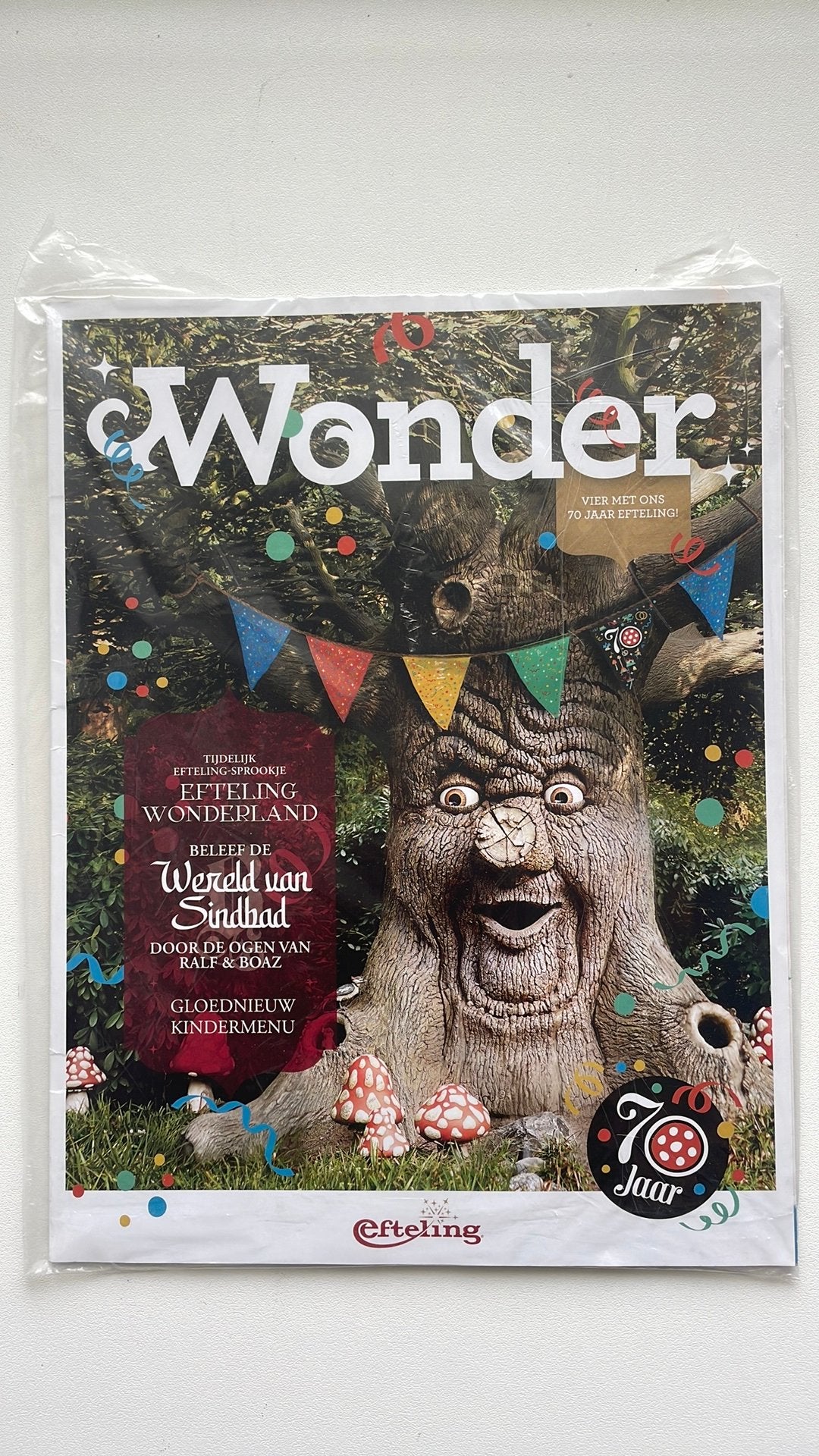 Efteling Wonder 70 jaar bestaan, Verzenden, Nieuw, Overige typen
