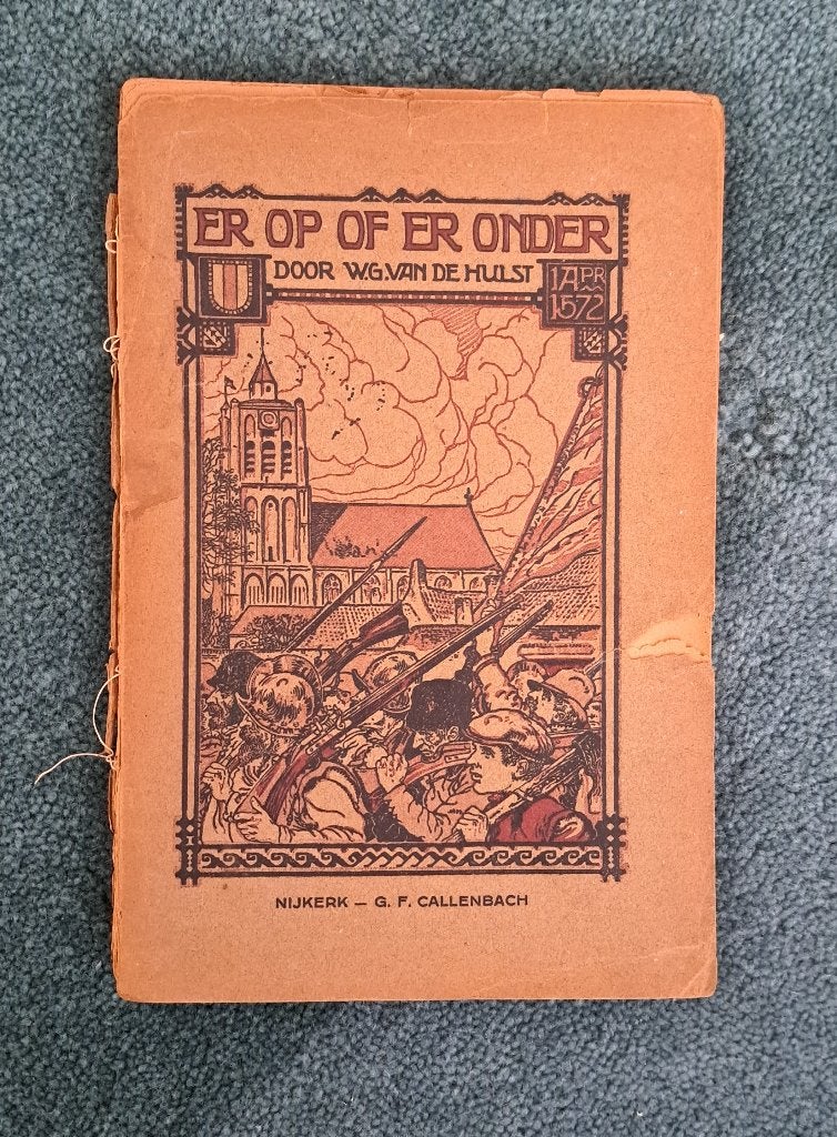 Erop of eronder W.G. van den Hulst 1922, Boeken, Gelezen, Ophalen of Verzenden, 15e en 16e eeuw, W.G. van den Hulst