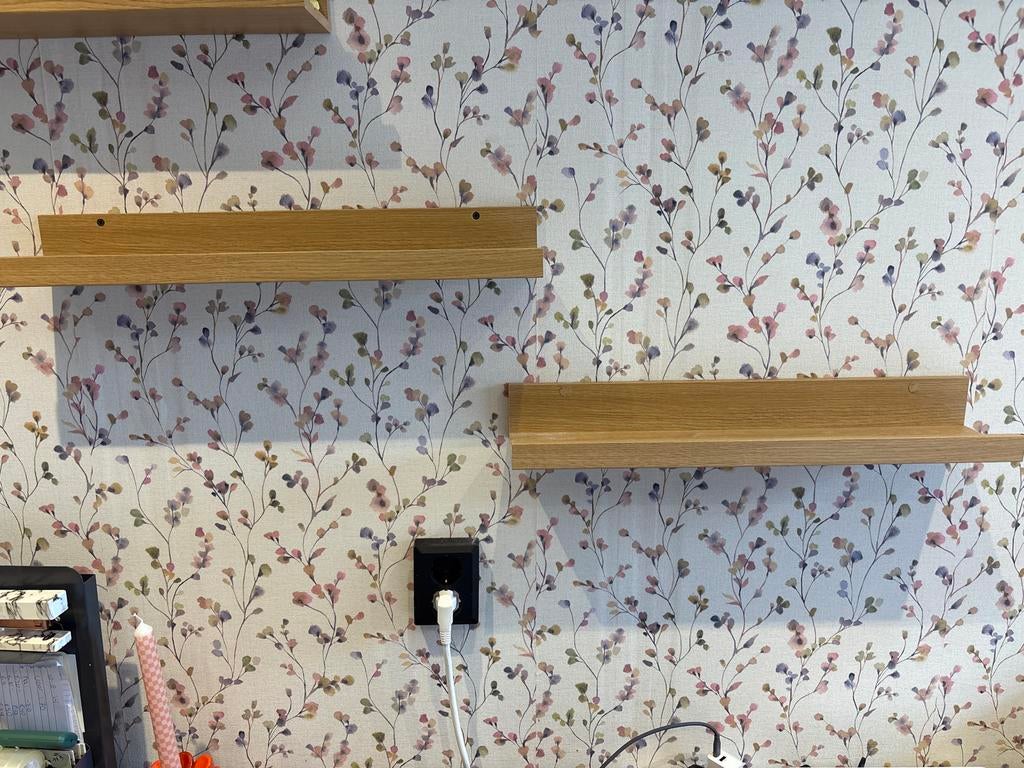 Ikea plankjes (6 stuks) - Houten wandplanken, Ophalen, Gebruikt
