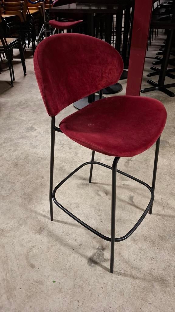 14 horeca velvet barkruk eiland/eetkamer mancave + statafel, 5 krukken of meer, Ophalen of Verzenden, 60 tot 90 cm