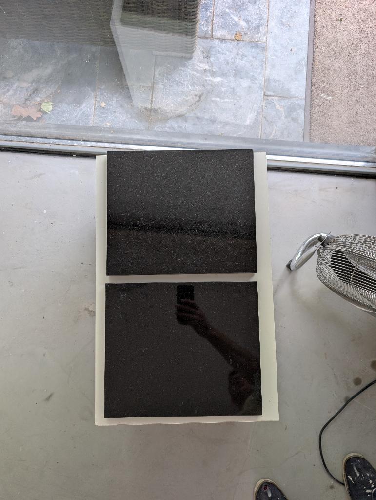 Zwarte Marmer platen 33 cm x 28 cm, Ophalen