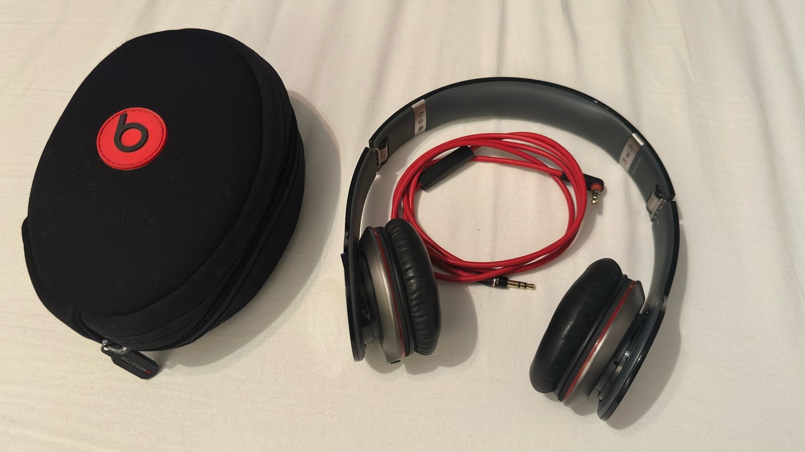 Beats by Dr. Dre Solo HD koptelefoon met etui en kabel, Audio, Tv en Foto, Koptelefoons, Gebruikt, Verzenden, Beats, Zwart