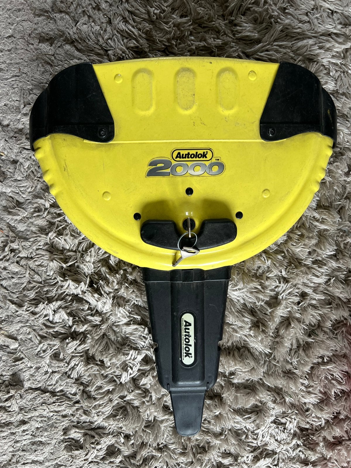 Autolok 2000 Wielklem - Gele Beveiliging voor Voertuigen, Ophalen, Nieuw