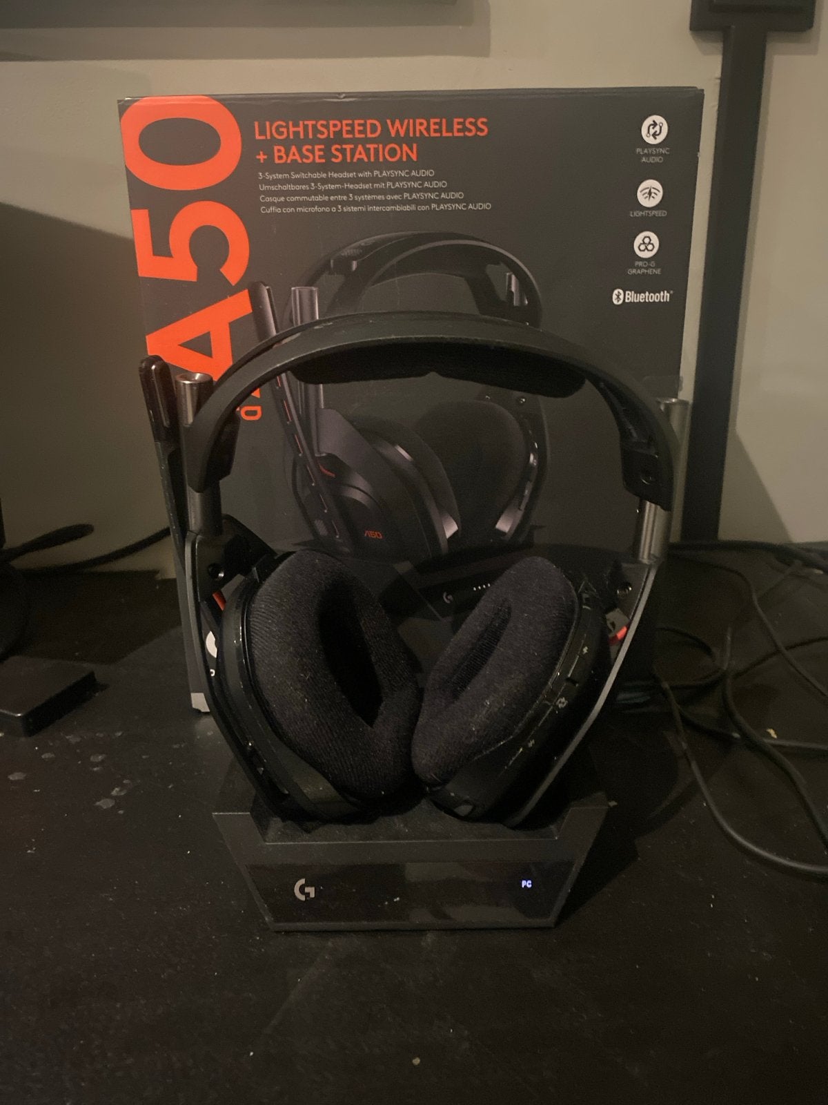 Astro A50 Lightspeed Wireless Headset + Base Station, Ophalen, Zo goed als nieuw, Overige merken, Draadloos