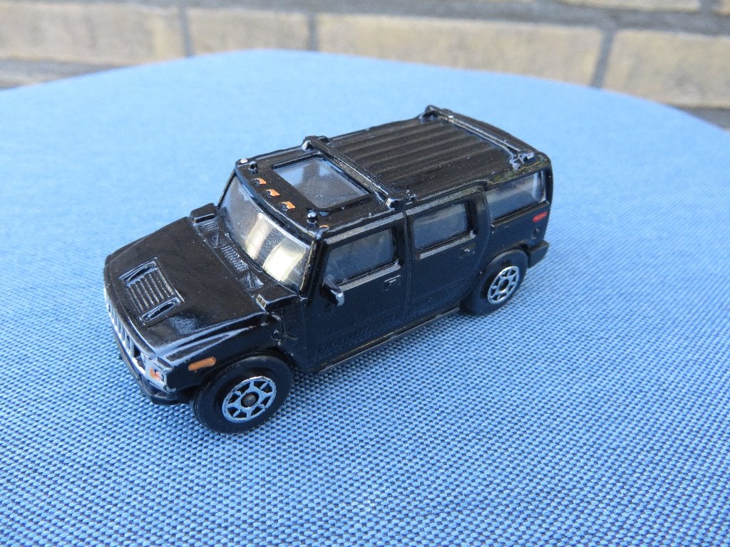 Majorette Hummer Zwart, Ophalen of Verzenden, Gebruikt, Auto