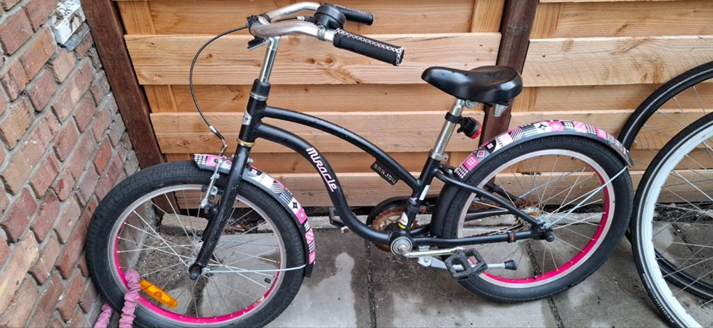 Roze Kinderfiets 22 inch, Fietsen en Brommers, Fietsen | Kinderfietsjes, Ophalen of Verzenden, Gebruikt, 20 inch of meer, Miracle