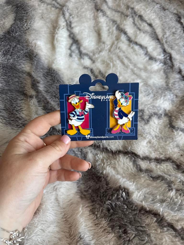 Disney Donald & Katrien Duck Speldjes Set - Disneyland Parij, Ophalen of Verzenden, Donald Duck, Nieuw, Overige typen