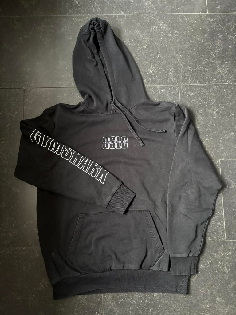 Zwarte Gymshark hoody, maat L, Maat 52/54 (L), Zwart, Ophalen of Verzenden, Zo goed als nieuw