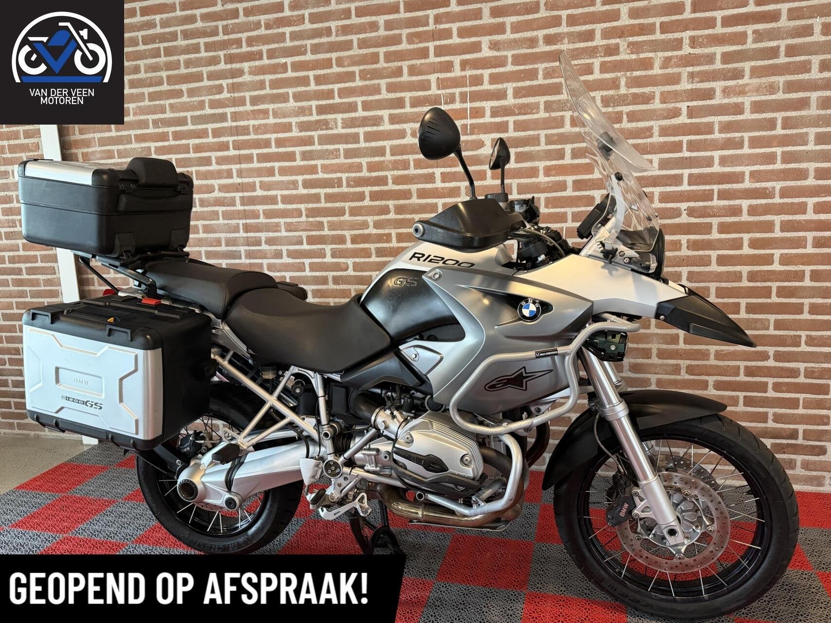 BMW R 1200 GS, kofferset, valbeugels nette staat!, Bedrijf, 1170 cc, Meer dan 35 kW, Toermotor