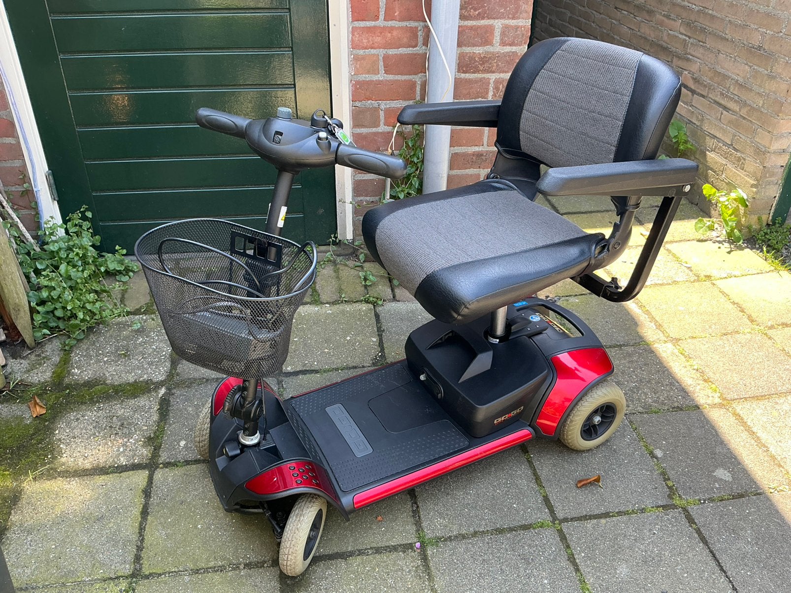 Hele nette booster/scootmobiel go go traveller., Ophalen, Inklapbaar, Gebruikt, Elektrische rolstoel