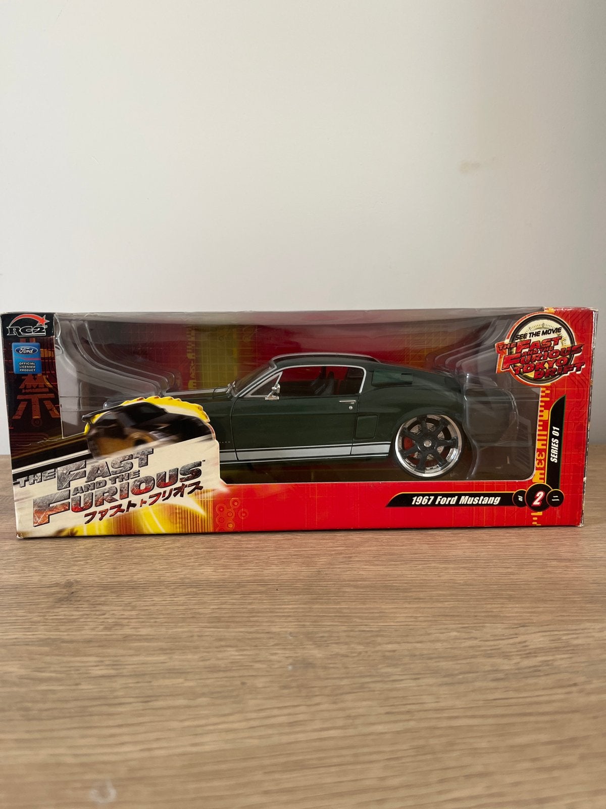1967 Ford Mustang Fast & Furious modelauto, Hobby en Vrije tijd, Modelauto's | 1:18, Nieuw, Auto, Overige merken, Ophalen of Verzenden