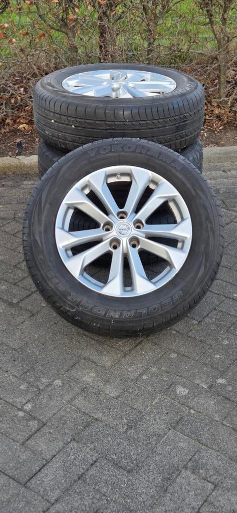 4 velgen inclusief niewe banden Nissan X trail 17 inch, Ophalen, Nissan