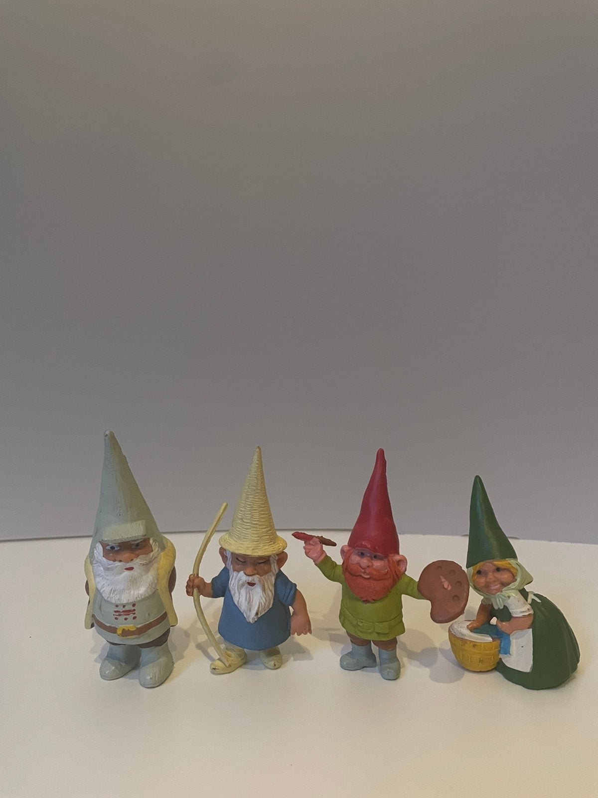 Set van 4 kabouter beeldjes, Ophalen of Verzenden, Gebruikt