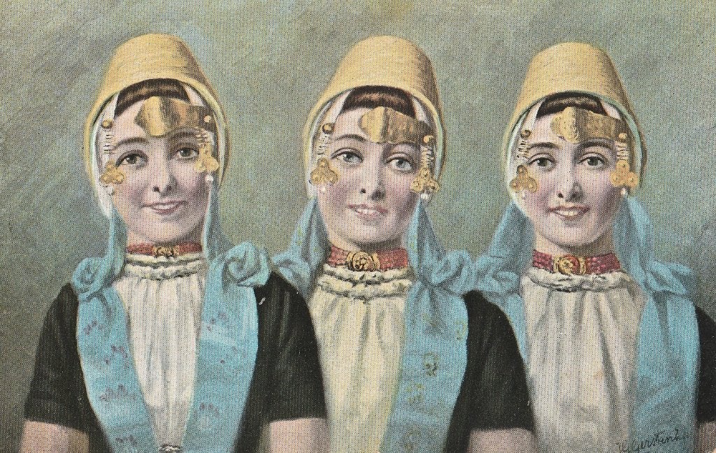 Gerstenhauer - 843 - twa : Walcheren, Verzenden, Voor 1920, Klederdracht