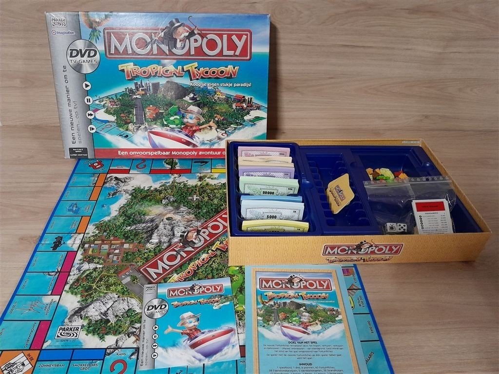 monopoly tropical tycoon dvd [s1173], Verzenden, Zo goed als nieuw
