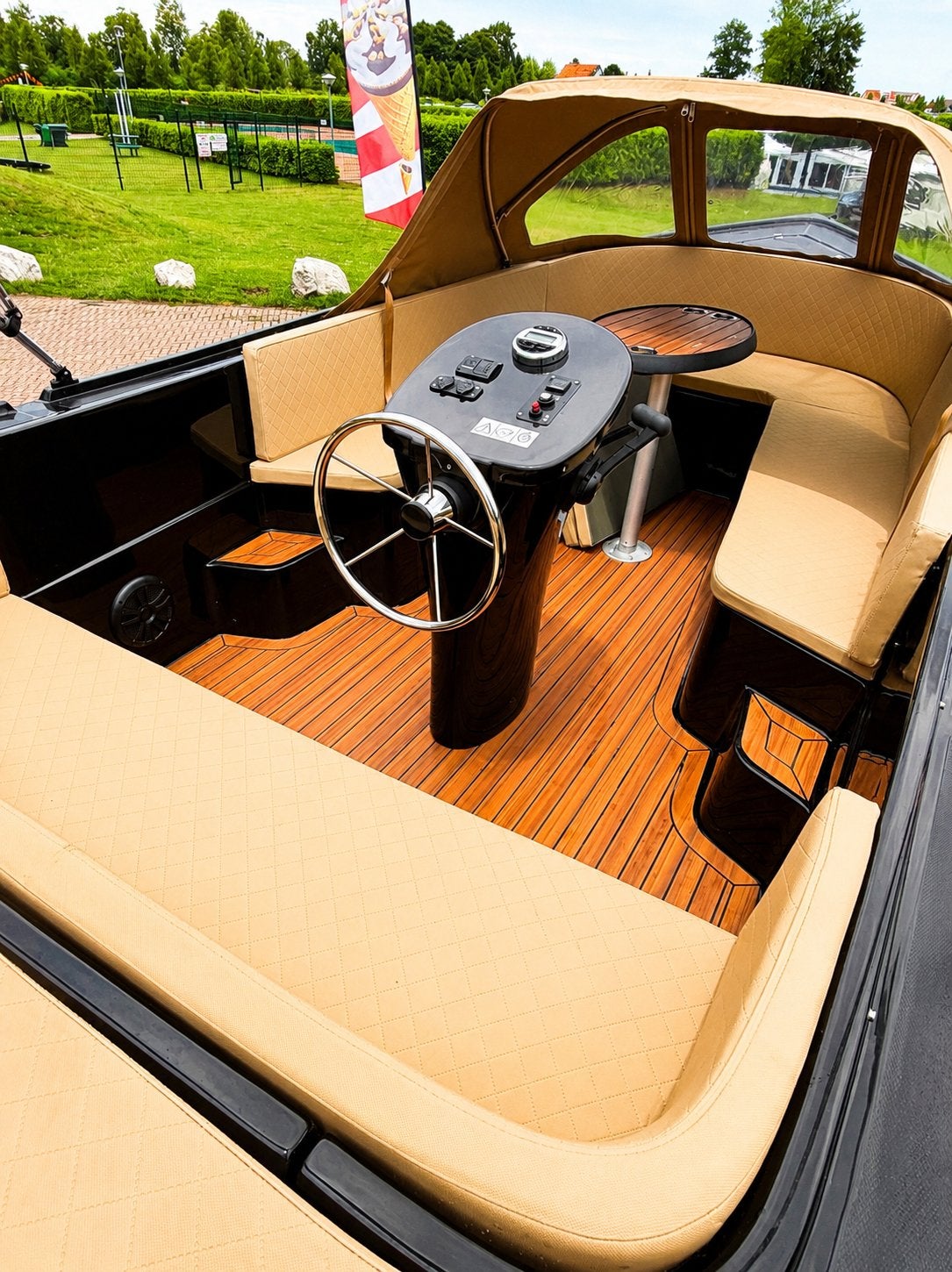Maasloep 590 honda 20pk occasion bwj 023 alle luxe opties, Watersport en Boten, Ophalen, Maassloep, Elektrische start