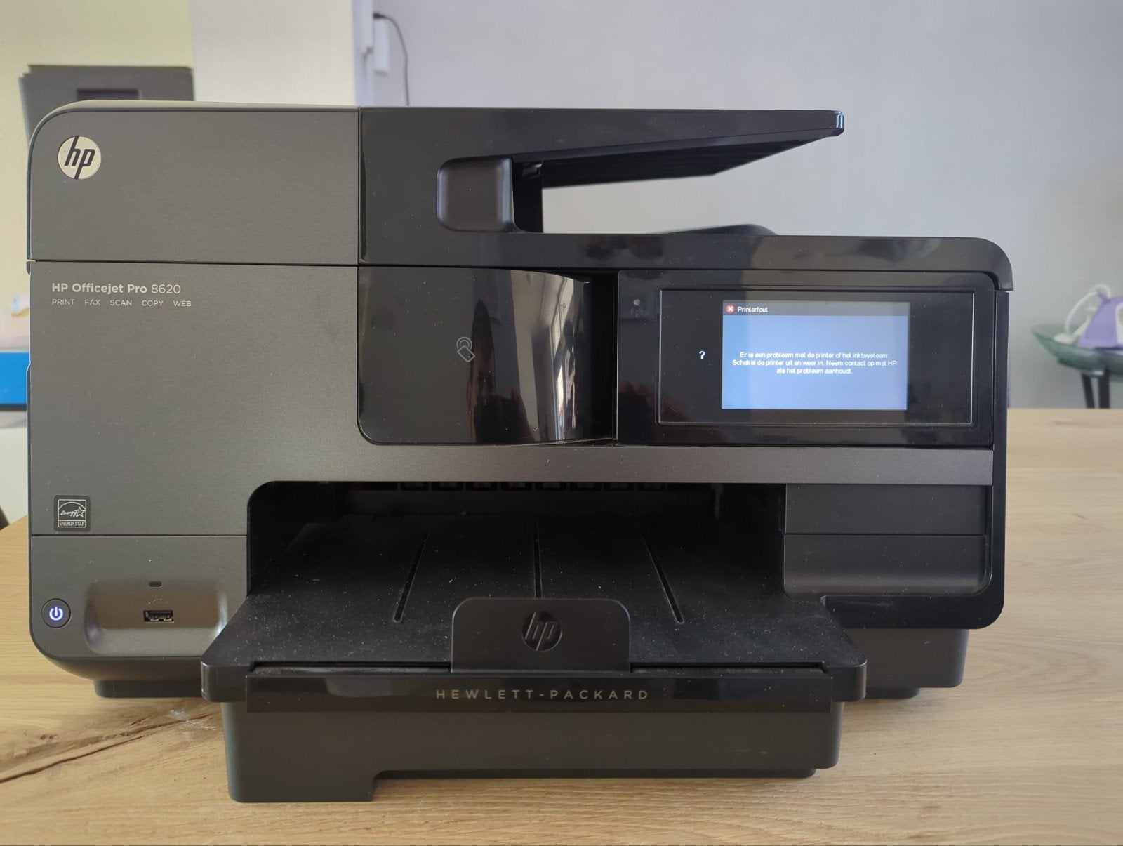 HP Officejet Pro 8620 printer met foutmelding (gratis), Computers en Software, Printers, Ophalen, Inkjetprinter, All-in-one, Draadloos
