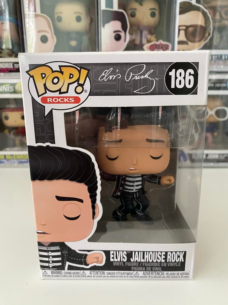 Funko Pop! Rocks Elvis Jailhouse Rock #186, Verzamelen, Ophalen of Verzenden, Zo goed als nieuw