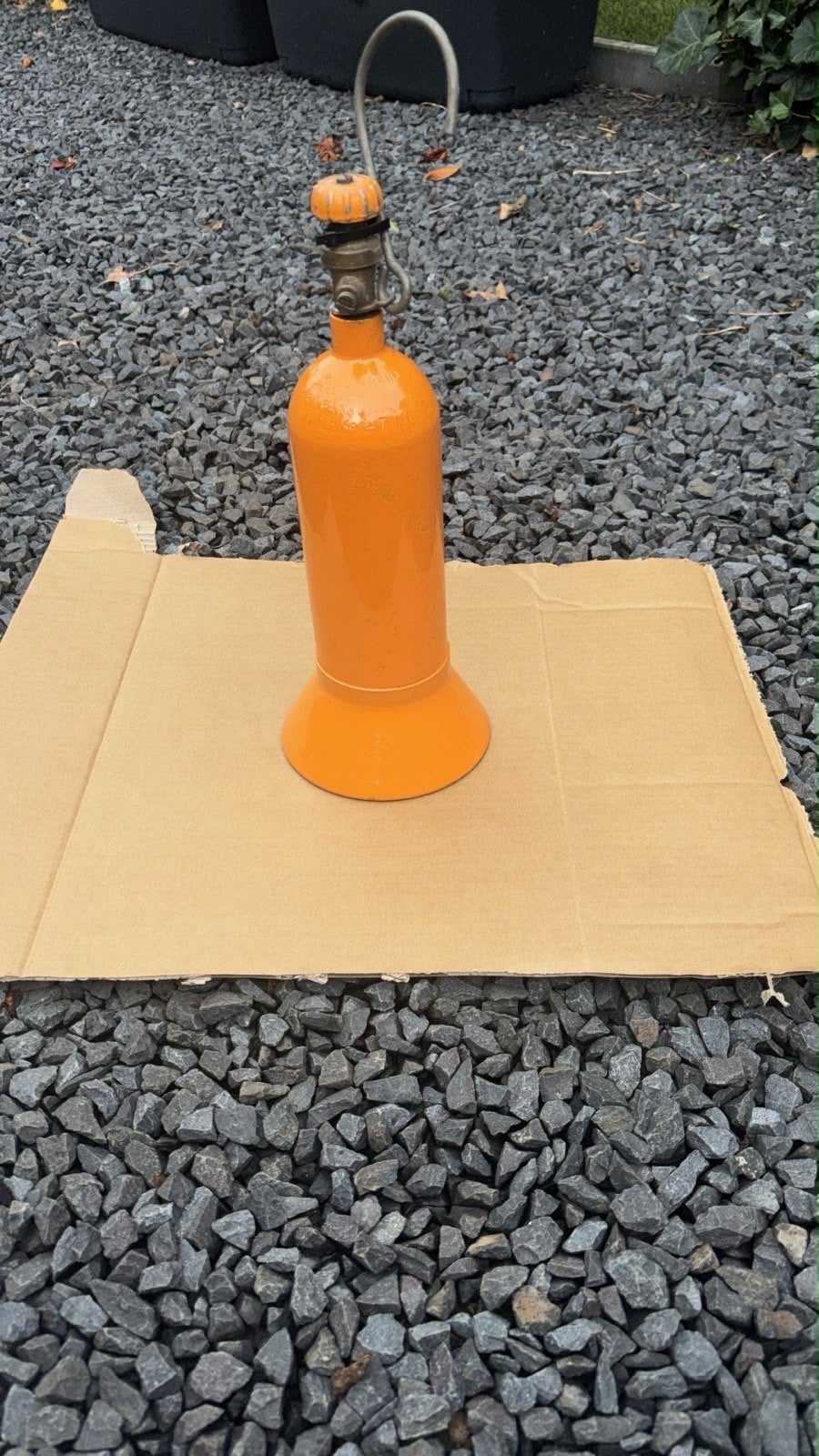Gasfles met ontluchting voor loodgieter/handige Harry, Ophalen, Gebruikt