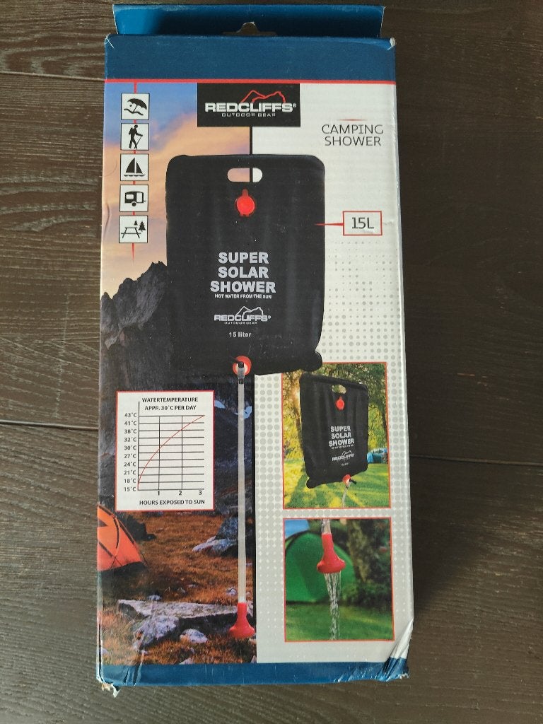 draagbare douche - solar shower, Ophalen, Nieuw